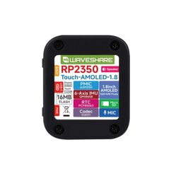 Waveshare RP2350 1.8inch 368×448 P AMOLED Touch Display Development Board with Accelerometer And Gyroscope Sensor image 3