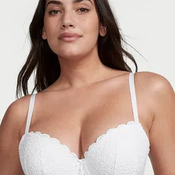 Victoria's Secret Dream Angels Eyelet Lace Lightly Lined Demi Bra-picture-54