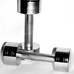 HackerX 2-Pcs Steel Fixed Weight Dumbbells 20 kg image 1