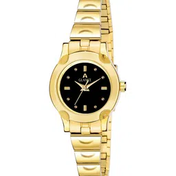 Aglance Unisex Round Dial Analogue Watch JK_153JK_AG8019ym02 Black Dial-picture-30
