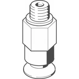 FESTO 10 mm Flat Suction Cup, VAS-10-M5-SI-B-picture-20