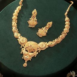 Jazz and Sizzle 22K Gold-Plated Enamelled Jewellery Set-image-49