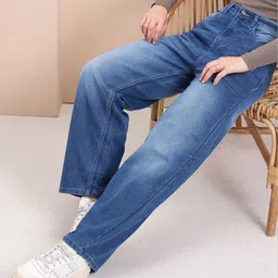 Mast & Harbour Women Straight Fit Light Fade Jeans-picture-7