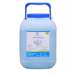 Complete Care Ultrasound U.S.G. Gel for Electrocardiography, Physio & Therapeutic Purpose 5 L Each Blue-6