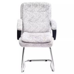Ib basics White Fabric Baxtonn Office Visitor Chair-image-73