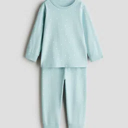 H&M Printed Cotton Pyjamas-20