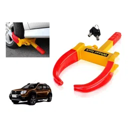 Auto Pearl Claw Type Anti Theft Adjustable Wheel Clamp Lock for Renault Duster 110PS Diesel RxL-image-1