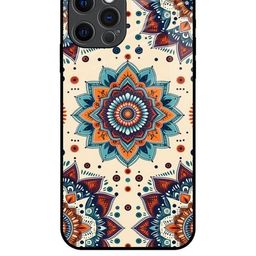 QRIOH Floral Printed iPhone 12 Pro Back Case Mobile Accessories-image-46