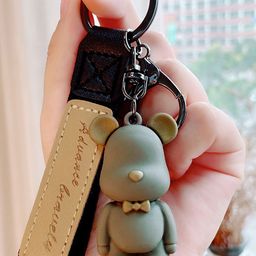 Flenzy Bear Cartoon Key Chain With Silicone Belt-image-48