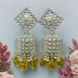 Cazines Circular Jhumkas Earrings-image-58
