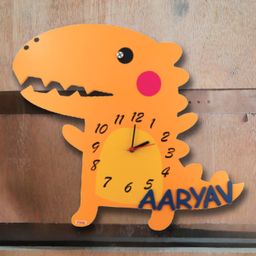 KIDOZ Dinosaur Clock orange-28