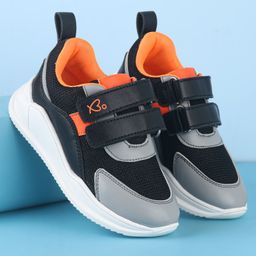 Babyoye Velcro Closure Casual Shoes - Black-image-53