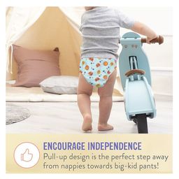 VParents Padded Underwear for Babies and Toddlers with 3 Layers of Cotton Padding Potty Training  Pull Up & Diaper-Free Time Pack of 4 (1 - 2 YEARS )( Print may vary) image 5