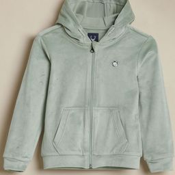 Allen Solly Junior Girls Hooded Front-Open Sweatshirt-picture-44