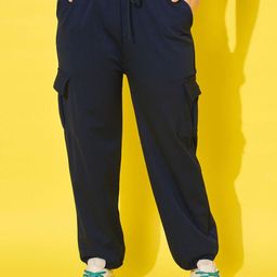 BUY NEW TREND Women Relaxed High-Rise Relaxed Fit Joggers-image-35