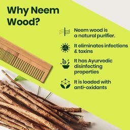 TNW The Natural Wash Combo of 2 Castor Oil 100 ml and Neem Comb image 5