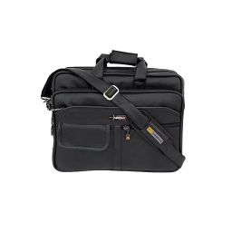 Airbak USA FB 503 Laptop Sling Office Business Messenger Travel Bag For Men & Women (Black)-0