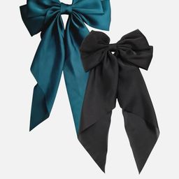 Rovlina Women Set of 2 Satin Bow Hair Clip-picture-21
