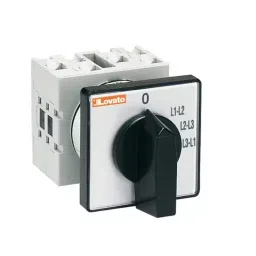 Lovato 7 Position Voltmeter Cam Switch, 16A, Short Black Handle Actuator, GX1666U-16