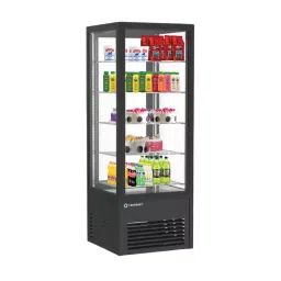 Trufrost 4 Side Glass Panoramic Refrigerated Showcase 480 L Capacity R 290 Refrigerant, Crystal Tower Premia-picture-38