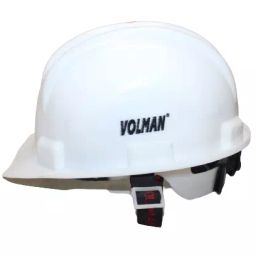 Volman White ISI Mark Ratchet Hard Hat Head Safety Helmet, Pack of 5-image-98