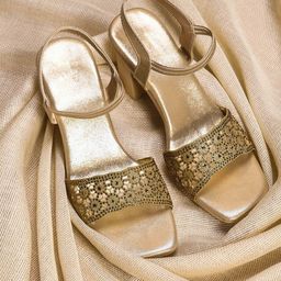 Froh Feet Women Embellished Block Sandals-22