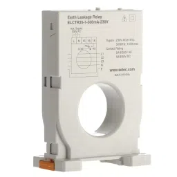 Selec ELCTR35-1-300mA-230V-CE Earth Leakage Relay with Inbuilt CBCT 74mm-41