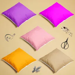 ArtzFolio Multicoloured Set of 5 Square Cushion Covers image 3