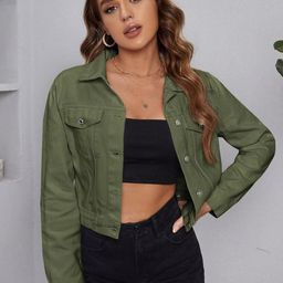 QIOA Women Lightweight Denim Jacket-14