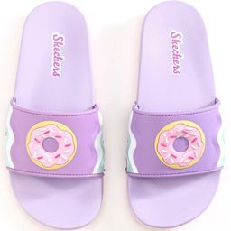 Skechers Gambix III Sweet Slides Casual Wear Flip Flops Donut Applique - Lavender-image-3