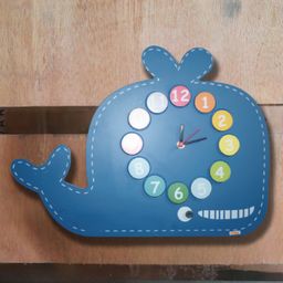 KIDOZ Blue Whale clock BLUE-19