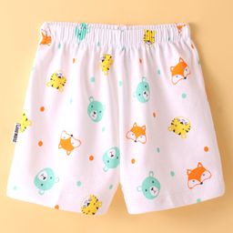Child World Interlock Knit  Shorts  Fox Print - Pink-picture-10