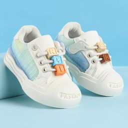 Babyoye Lace Up Casual Shoes With Applique - Multicolour-image-94