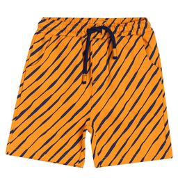 MINI KLUB Cotton Striped Shorts - Orange-image-22