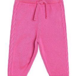 MINI KLUB Cotton Solid Textured Pant - Pink-image-40