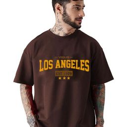 CLAFOUTIS Men Typography Printed Drop-Shoulder Sleeves Applique T-shirt-image-118