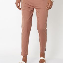 max Women Regular Fit Mid-Rise Trousers-picture-1