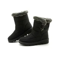 Alamode By Akanksha Women Waterproof Winter Snow Boots-image-32