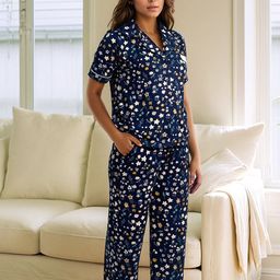 ELEVENS HEAVEN Floral Printed Night Suit-image-44