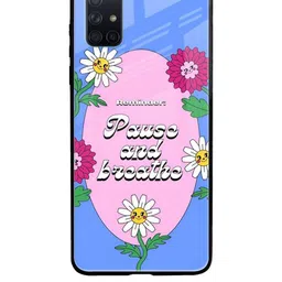 QRIOH Floral Printed Samsung Galaxy A51 Back Case Mobile Accessories-picture-5