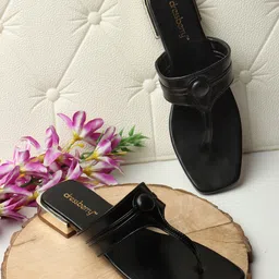 DressBerry Women T-Strap Flats-32