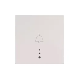 Legrand Bell Push with Indicator Myrius Classic White 6 Amp 2 Module 1 Way, 6792 23-37