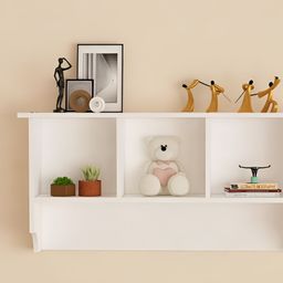SIVOM White Wooden Wall Shelves-14
