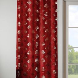 IVAZA Unisex Maroon Curtains and Sheers-image-30