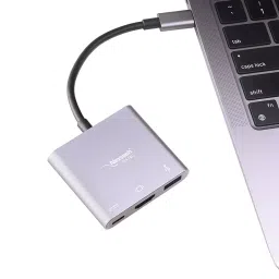 Nextech USB C to 3 in 1 Multiport Dock with HDMI 4K +USB 3.0 and 7W PD Charging Port for Laptop & Smartphones, NA14C image 2