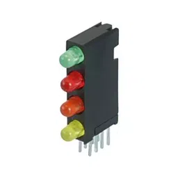DIALIGHT CKT BOARD INDICATOR, R/G/O/Y, 3MM, TH, 568-0102-173F-picture-12