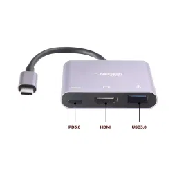Nextech USB C to 3 in 1 Multiport Dock with HDMI 4K +USB 3.0 and 7W PD Charging Port for Laptop & Smartphones, NA14C image 5