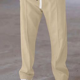 KAJARU Men Pleated Trousers-image-22