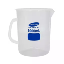 Omsons Germany 1000 ml Clear Polypropylene Measuring Jug Euro Design 584/3 Pack of 6 Pcs-17