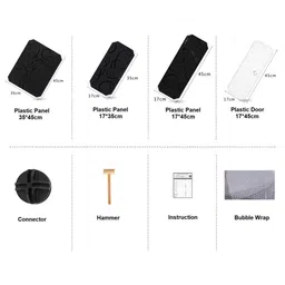 VIV-ATIQ Multi-Purpose 5 Layers Portable & Folding Collapsible Rack image 3
